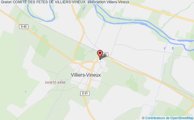plan association Comite Des Fetes De Villiers-vineux. Villiers-Vineux