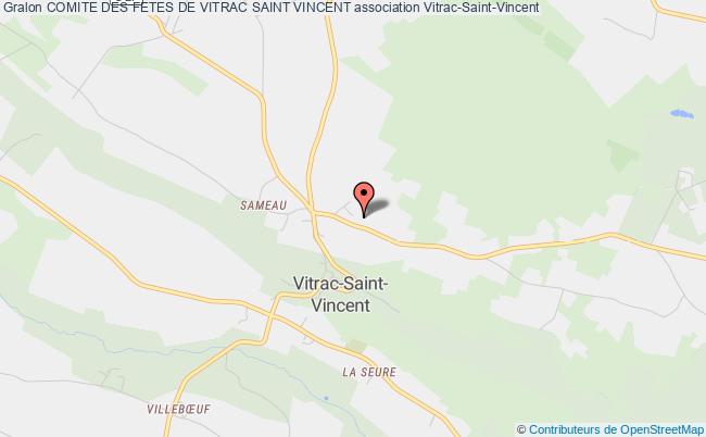 plan association Comite Des Fetes De Vitrac Saint Vincent Vitrac-Saint-Vincent