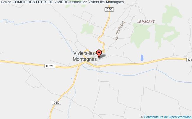 plan association Comite Des Fetes De Viviers Viviers-lès-Montagnes