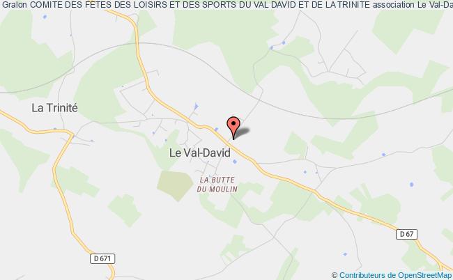 plan association Comite Des Fetes Des Loisirs Et Des Sports Du Val David Et De La Trinite Le    Val-David