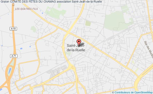 plan association ComitÉ Des FÊtes Du Cnamag Saint-Jean-de-la-Ruelle