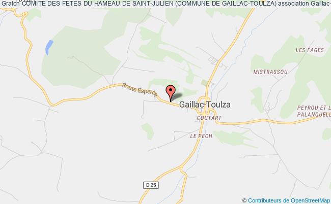 plan association Comite Des Fetes Du Hameau De Saint-julien (commune De Gaillac-toulza) Gaillac-Toulza