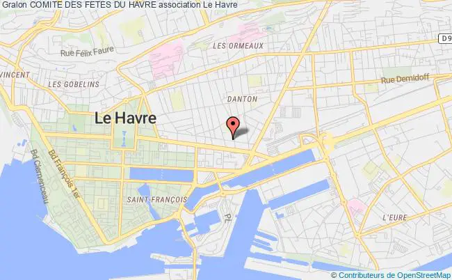 plan association Comite Des Fetes Du Havre Havre