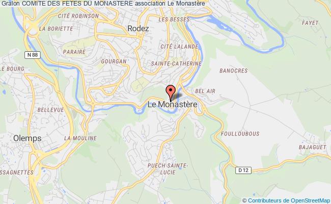 plan association Comite Des Fetes Du Monastere Le Monastère