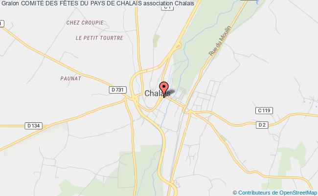 plan association ComitÉ Des FÊtes Du Pays De Chalais Chalais