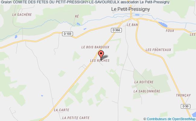plan association Comite Des Fetes Du Petit-pressigny-le-savoureulx Le Petit-Pressigny
