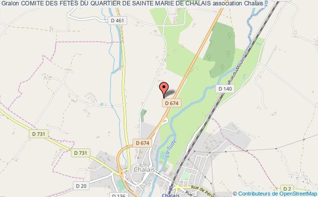 plan association Comite Des Fetes Du Quartier De Sainte Marie De Chalais Chalais