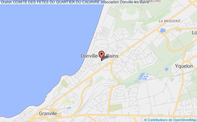 plan association Comite Des Fetes Du Quartier Du Calvaire Donville-les-Bains