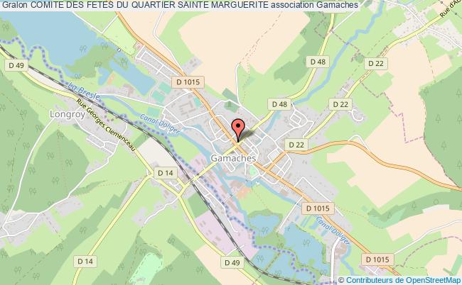 plan association Comite Des Fetes Du Quartier Sainte Marguerite Gamaches