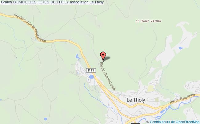 plan association Comite Des Fetes Du Tholy Le Tholy