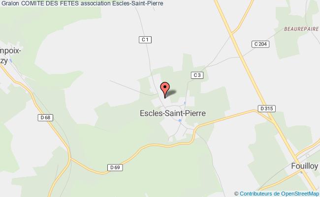 plan association Comite Des Fetes Escles-Saint-Pierre
