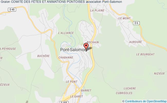 plan association ComitÉ Des FÊtes Et Animations Pontoises Pont-Salomon