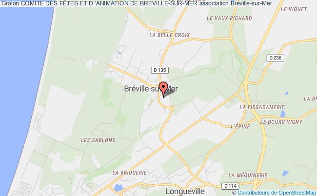 plan association Comite Des FÊtes Et D 'animation De Breville-sur-mer Bréville-sur-Mer
