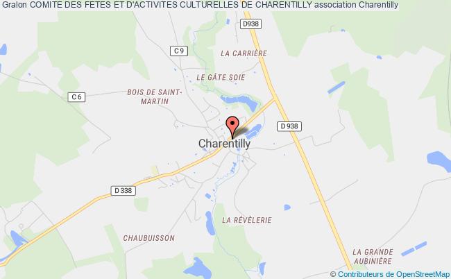 plan association Comite Des Fetes Et D'activites Culturelles De Charentilly Charentilly