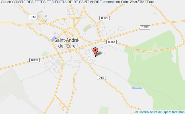 plan association Comite Des Fetes Et D'entraide De Saint Andre Saint-André-de-l'Eure