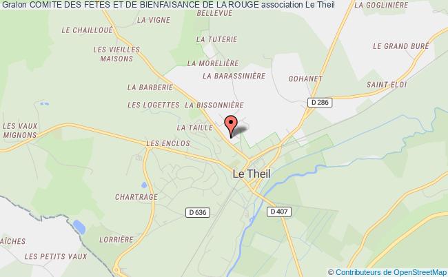 plan association Comite Des Fetes Et De Bienfaisance De La Rouge 