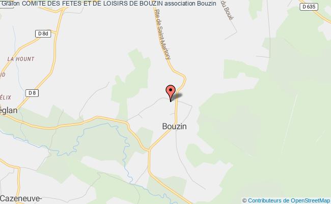 plan association Comite Des Fetes Et De Loisirs De Bouzin Bouzin