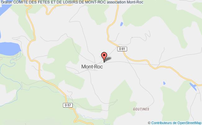 plan association Comite Des Fetes Et De Loisirs De Mont-roc Mont-Roc