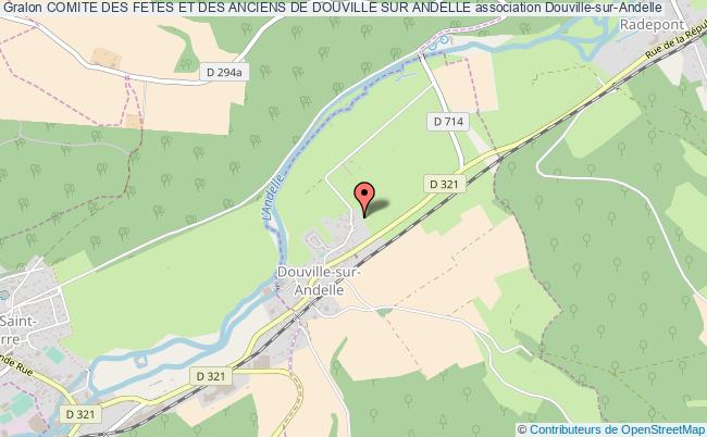 plan association Comite Des Fetes Et Des Anciens De Douville Sur Andelle Douville-sur-Andelle