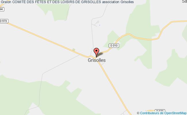 plan association ComitÉ Des FÊtes Et Des Loisirs De Grisolles Grisolles