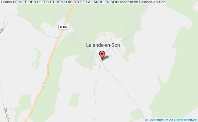 plan association Comite Des Fetes Et Des Loisirs De La Lande En Son Lalande-en-Son