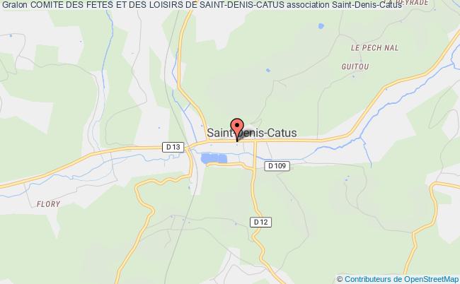 plan association Comite Des Fetes Et Des Loisirs De Saint-denis-catus Saint-Denis-Catus