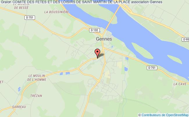 plan association Comite Des Fetes Et Des Loisirs De Saint Martin De La Place Gennes-Val-de-Loire