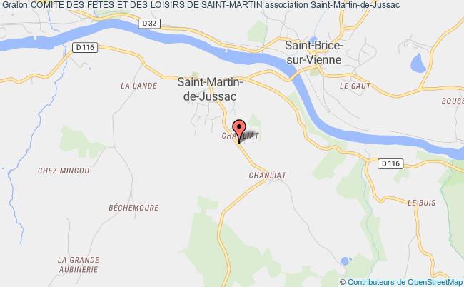 plan association Comite Des Fetes Et Des Loisirs De Saint-martin Saint-Martin-de-Jussac