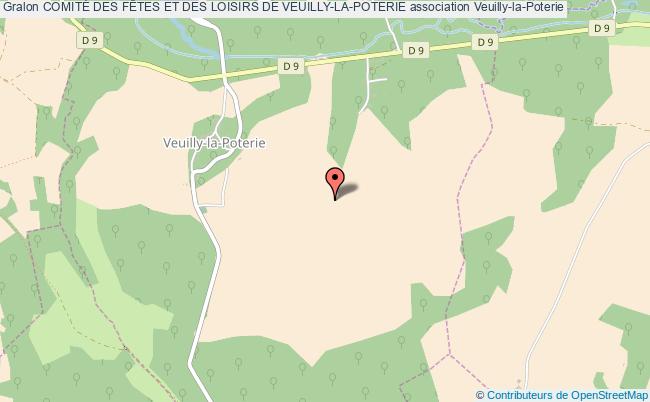 plan association ComitÉ Des FÊtes Et Des Loisirs De Veuilly-la-poterie Veuilly-la-Poterie