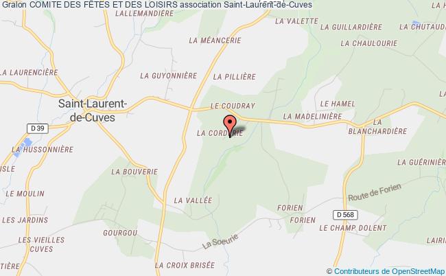 plan association Comite Des FÊtes Et Des Loisirs Saint-Laurent-de-Cuves