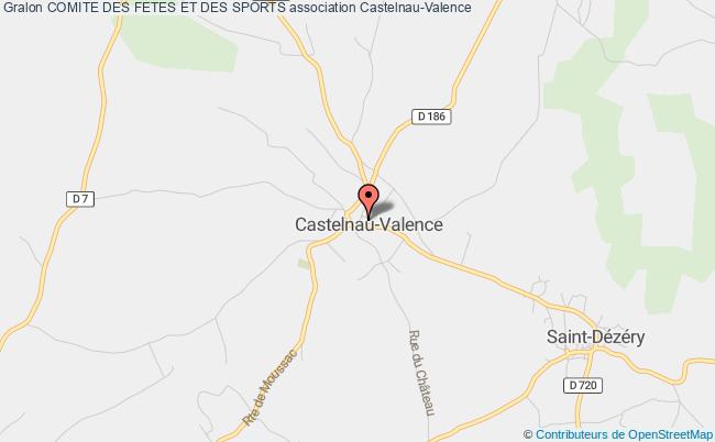 plan association Comite Des Fetes Et Des Sports Castelnau-Valence