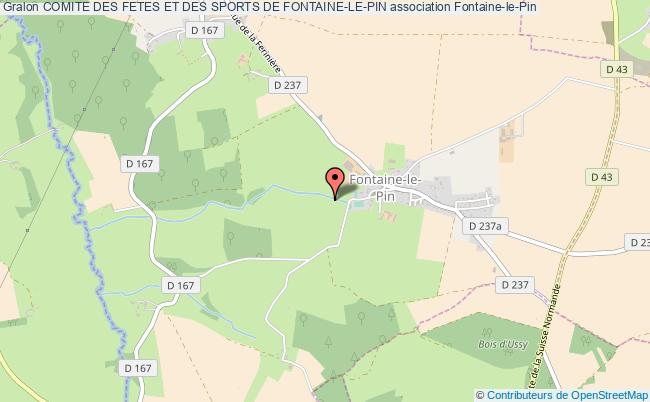 plan association Comite Des Fetes Et Des Sports De Fontaine-le-pin Fontaine-le-Pin