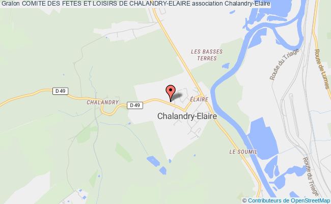 plan association Comite Des Fetes Et Loisirs De Chalandry-elaire Chalandry-Elaire