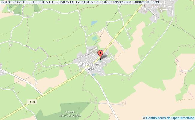 plan association Comite Des Fetes Et Loisirs De Chatres-la-foret Châtres-la-Forêt