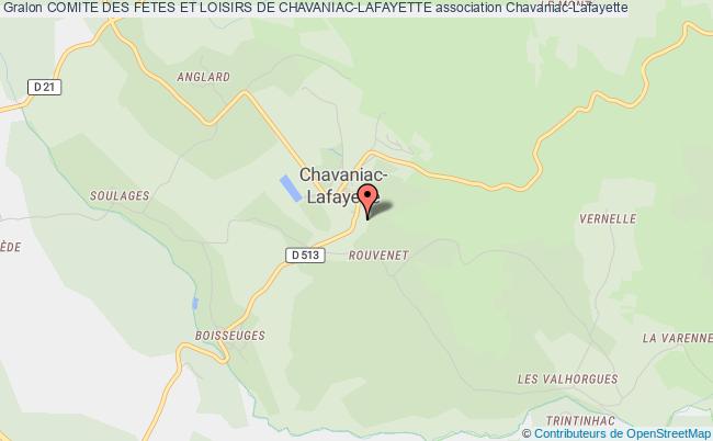 plan association Comite Des Fetes Et Loisirs De Chavaniac-lafayette Chavaniac-Lafayette