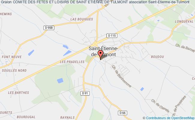 plan association Comite Des Fetes Et Loisirs De Saint Etienne De Tulmont Saint-Etienne-de-Tulmont