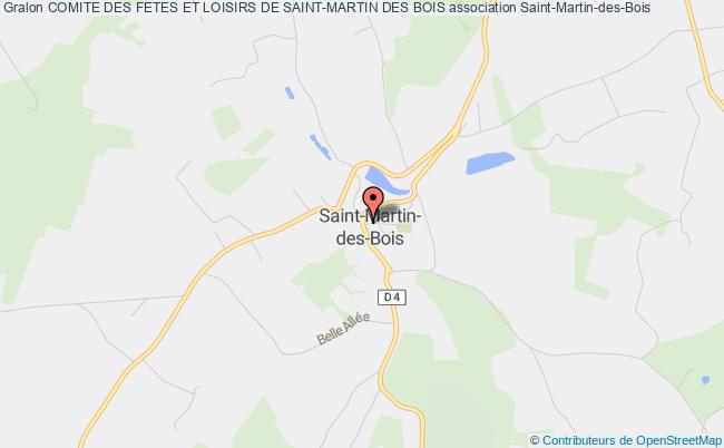 plan association Comite Des Fetes Et Loisirs De Saint-martin Des Bois Saint-Martin-des-Bois