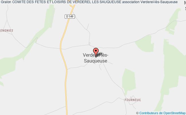 plan association Comite Des Fetes Et Loisirs De Verderel Les Sauqueuse Verderel-lès-Sauqueuse