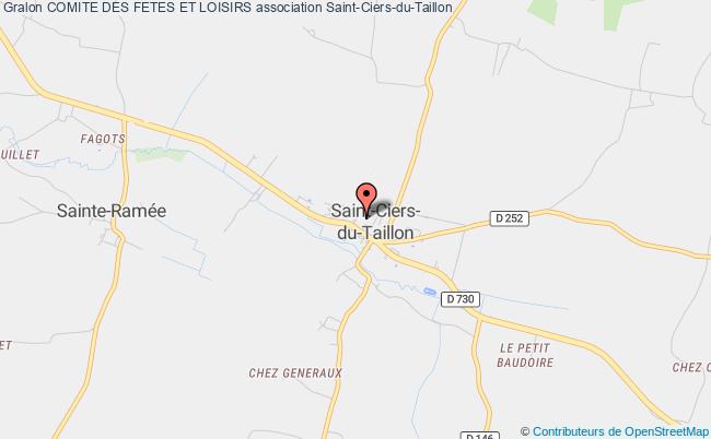 plan association Comite Des Fetes Et Loisirs Saint-Ciers-du-Taillon