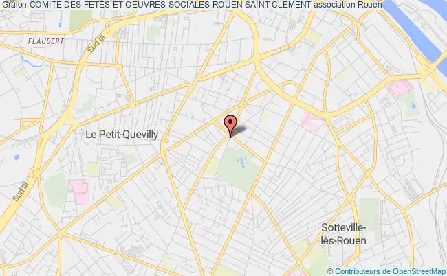plan association Comite Des Fetes Et Oeuvres Sociales Rouen-saint Clement Rouen