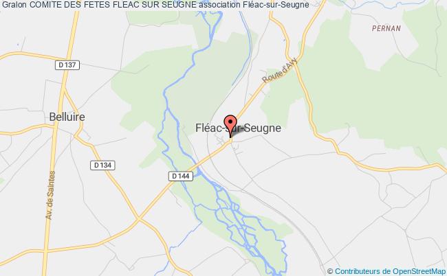 plan association Comite Des Fetes Fleac Sur Seugne Fléac-sur-Seugne