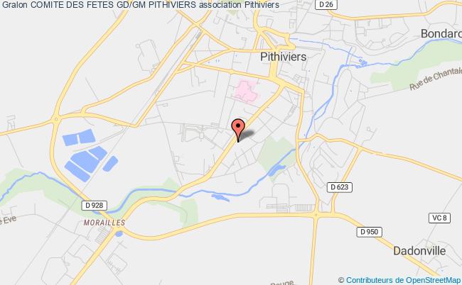 plan association Comite Des Fetes Gd/gm Pithiviers Pithiviers