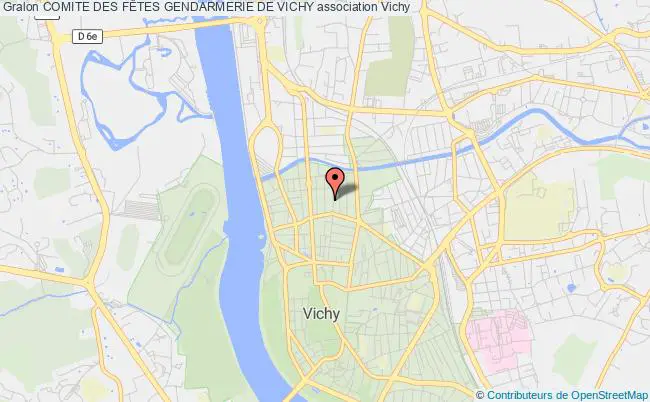 plan association Comite Des FÊtes Gendarmerie De Vichy Vichy