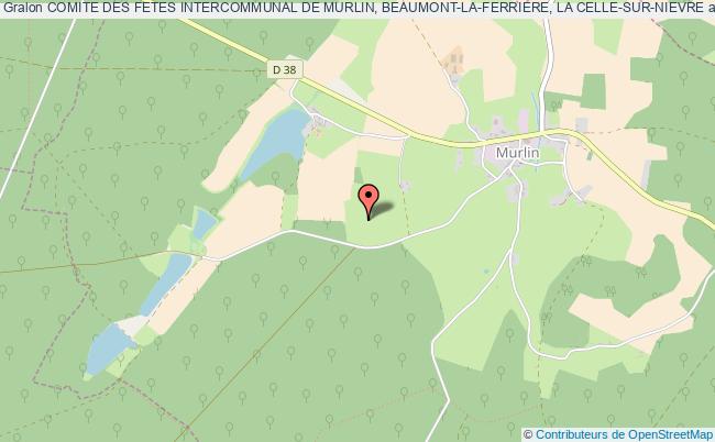 plan association Comite Des Fetes Intercommunal De Murlin, Beaumont-la-ferriere, La Celle-sur-nievre Murlin