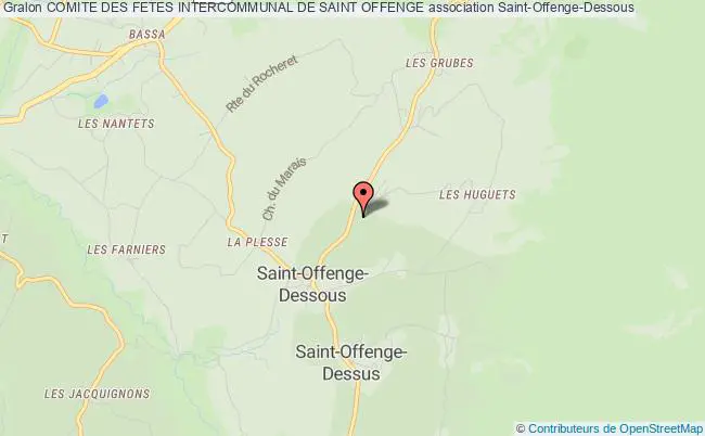 plan association Comite Des Fetes Intercommunal De Saint Offenge Saint-Offenge