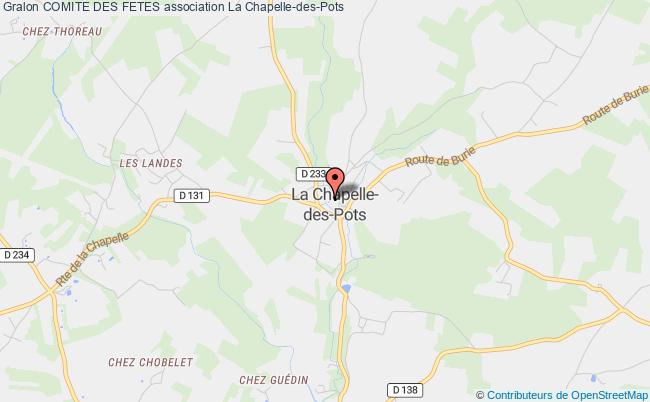 plan association Comite Des Fetes La Chapelle-des-Pots