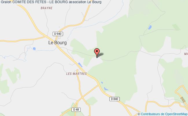 plan association Comite Des Fetes - Le Bourg Le Bourg