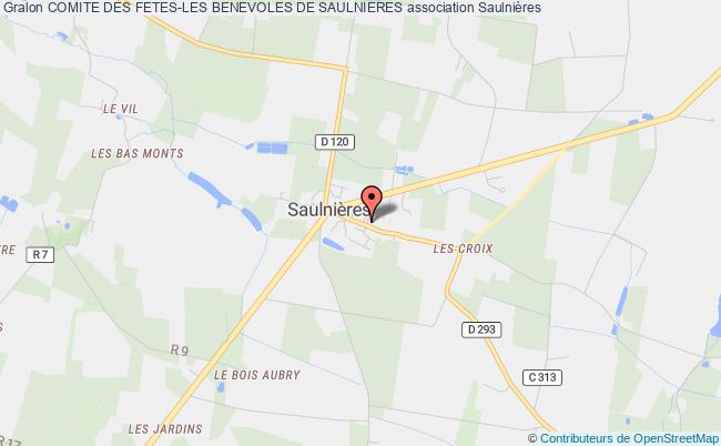 plan association Comite Des Fetes-les Benevoles De Saulnieres Saulnières