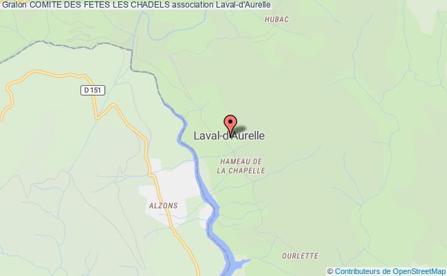 plan association Comite Des Fetes Les Chadels Laval-d'Aurelle
