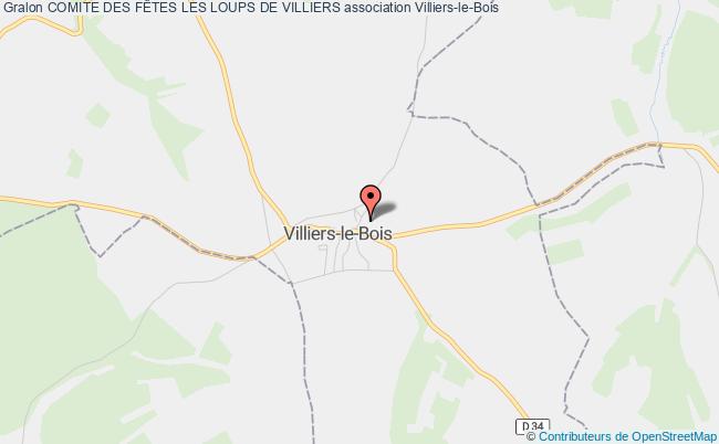 plan association Comite Des FÊtes Les Loups De Villiers Villiers-le-Bois